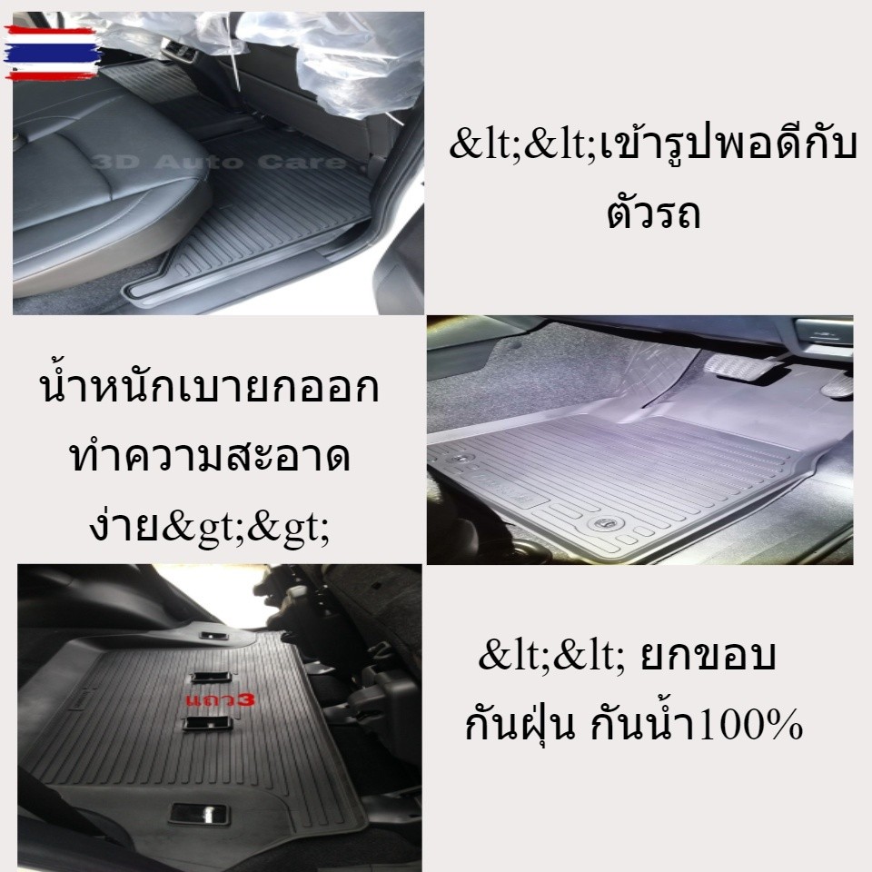 ตรงรุ่น Mitsubishi Mirage 2012-2025 ผ้ายางปูพื้น ยกขอ A/T,M/T ทุกรุ่น ขนส่ง 1-2วันของถึงพรมยางปูพื้น