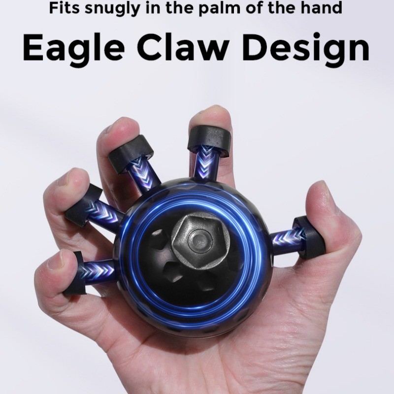 Finger Exerciser Trainer Hand Grip Strengthener Adjustable Power Training Hand Balls Gripper Exercis