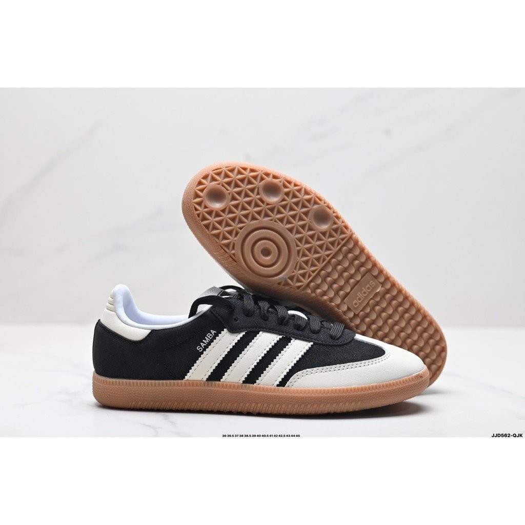 Sam/ba OG IE5836 รองเท้าบอร์ดลําลองตัดต่ํา unisex/สีเบจดํา