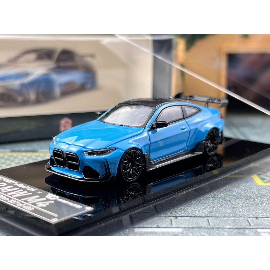 พร้อมส่ง SW 1: 64 BMW BMW G82 M4 ADRO BODY KIT โมเดลรถโลหะผสมกว้าง