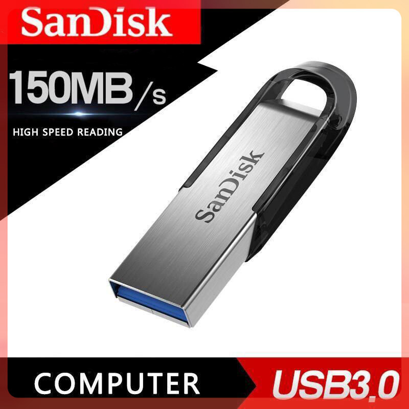LL:SuwTow: แฟลชไดร์ฟ SANDISK Flash Drive Ultra flair 8GB 16GB 32GB 64GB 128GB USB 3.0 ( SDCZ73-G46 )