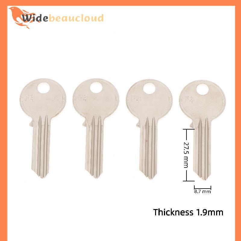 Widebeaucloud 10 ชิ้น/ล็อต F3 สล็อตคู่สําหรับ Key Blanks อุปกรณ์เสริมสําหรับ Home ล็อคประตู Key แม่พ
