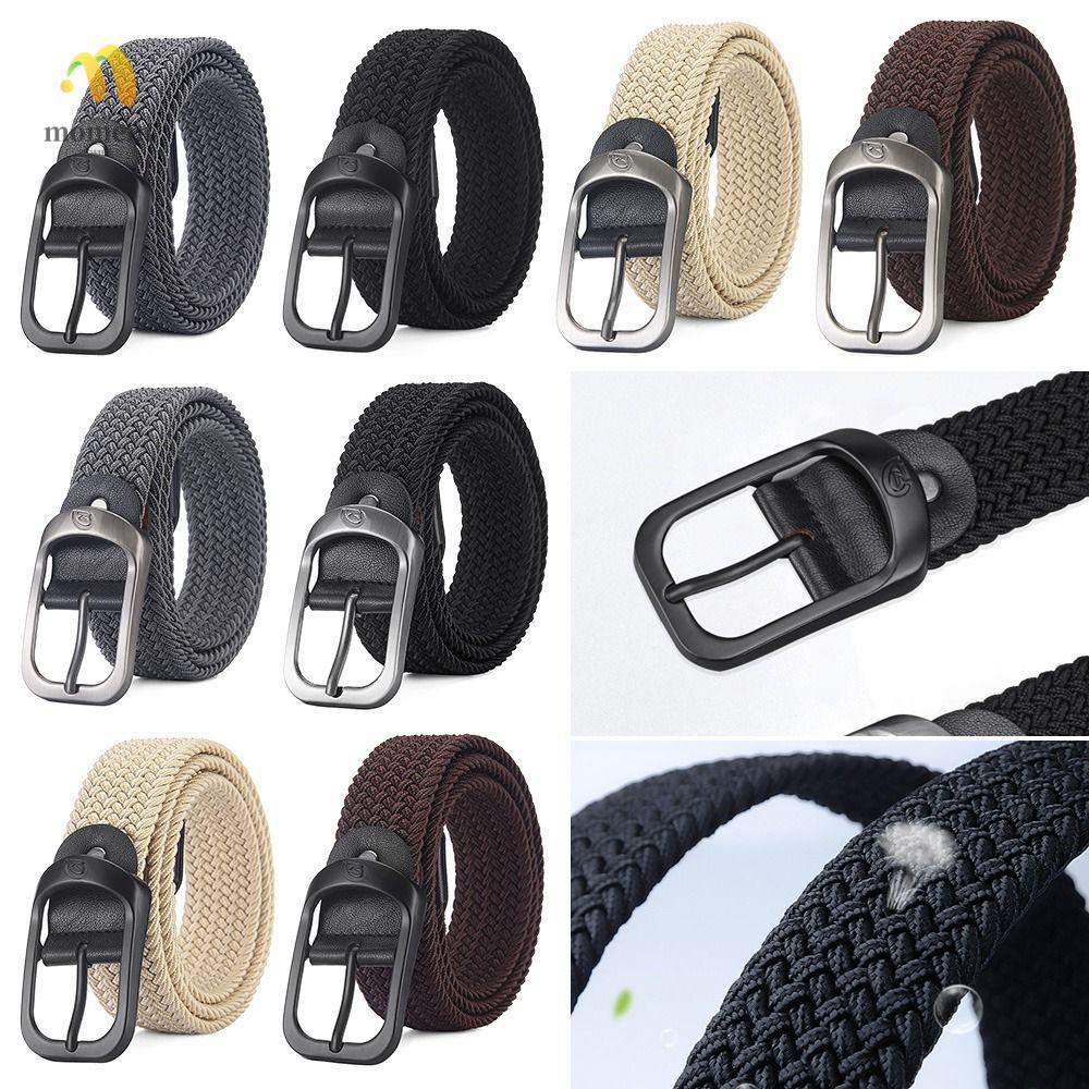 MOMENT Pin Buckle Waistband Fashion Luxury Brand Design Casual Jeans Strap