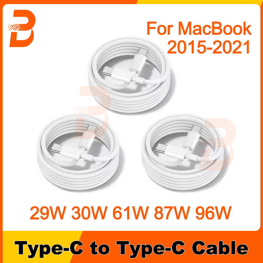 ใหม่ 30W 61W 87W 96W USB C ประเภท C ถึง Type C สําหรับ MacBook Pro A1706 A1707 A1708 A1932 A1990 A21