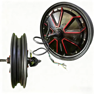 【BRT】มอเตอร์จักรยานไฟฟ้า 48V350W / 14x2.5 นิ้ว ขอบลายแดง TOPMAX (มีหน้าร้าน) ราคาโรงงาน ⭐ ขายดี