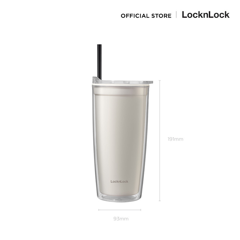 LocknLock แก้วน้ำ 2 ชั้น 600ml. HAP523IVY รูปที่ 4