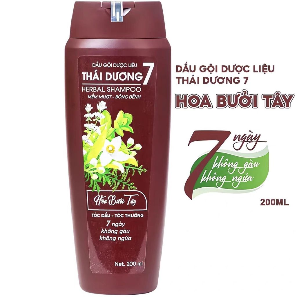 เวียดนาม正品thai duong洗发水 thai duong7 200ml ขวดสีเวียดนาม ของแท้ thai duong wash20251106