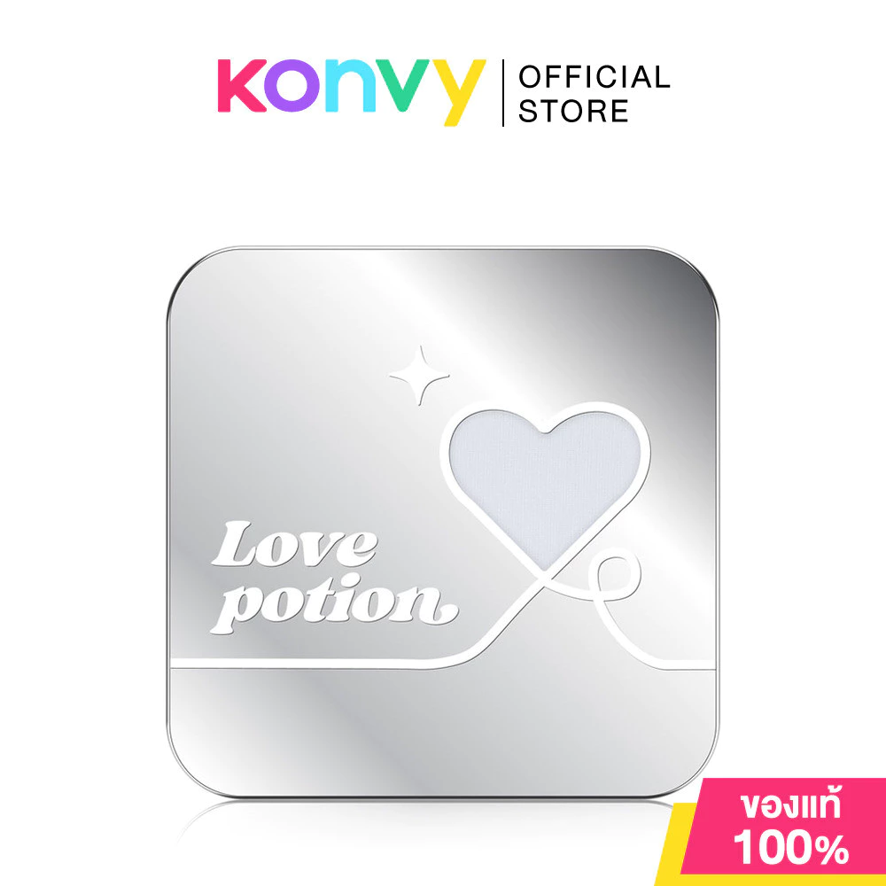LOVE POTION Starry Blush Powder 2.8g #01 Baby Blue บลัชฝุ่นเนื้อเนียนละเอียด เลิฟ โพชั่น สีชัด ติดทนนาน.