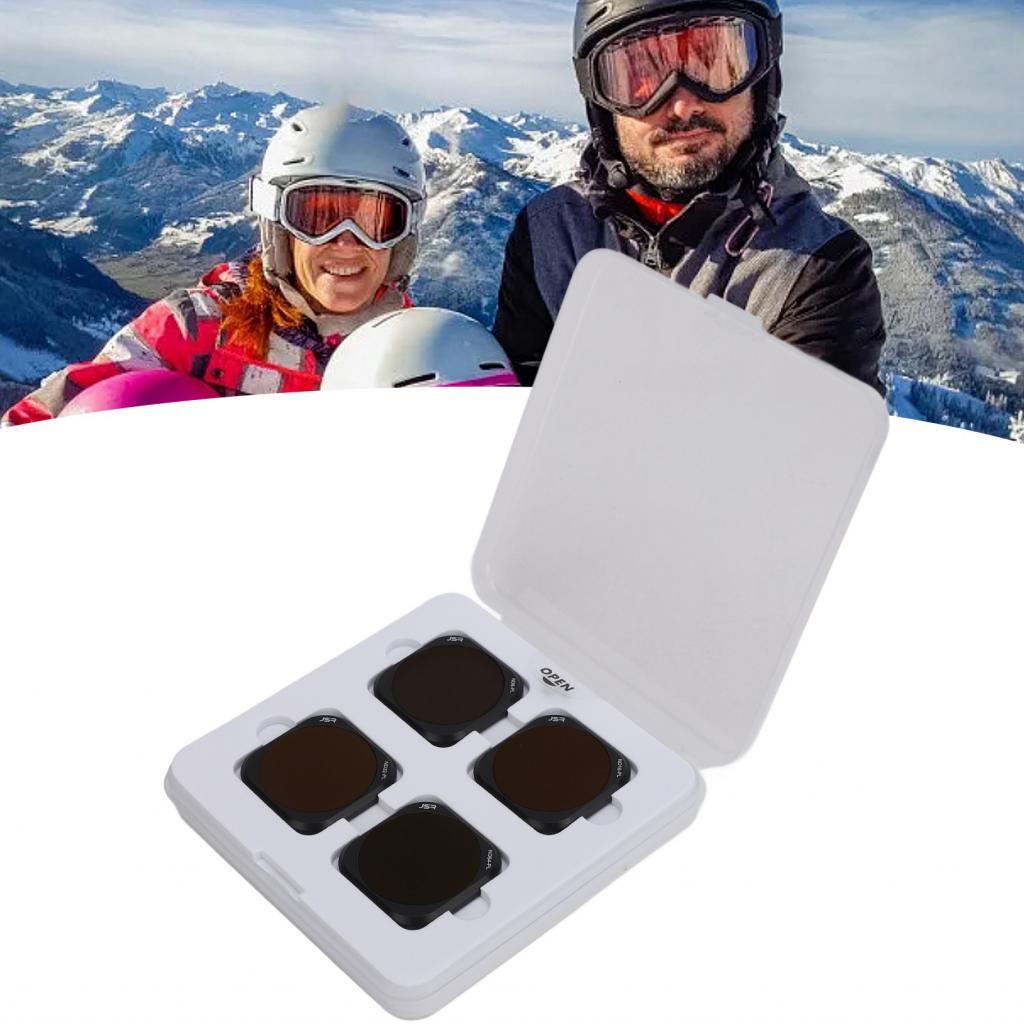 Ropa888 กล้อง ND ชุดกรองสําหรับ Ace Pro Action 6 in 1 Polarizing ชุดเลนส์ (ND8PL ND16PL ND32PL ND64P