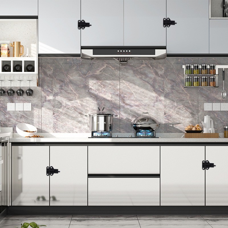 กลอนล็อคประตู หน้าต่าง แบบสปริงเด้งอัตโนมัติ สลักปิดตัวเอง กลอนล็อคประตู แบบสปริงเด้งกลับ ล็อคประตูอลูมิเนียมอัลลอยด์ - รูปที่ 5