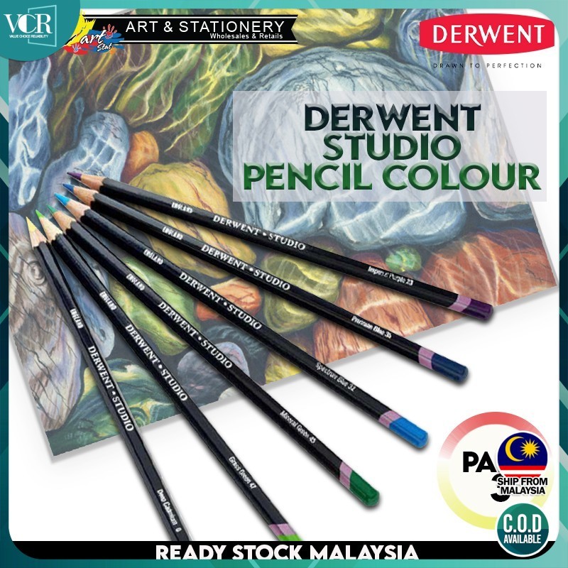 **Clearance** Derwent Studio Code (49-72) Pencil Colour- Part 3