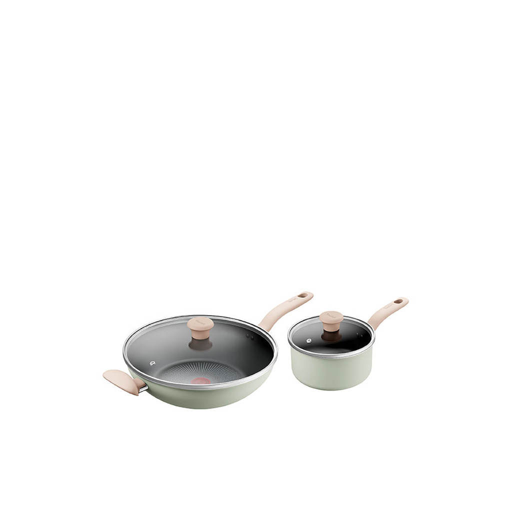TEFAL - Cookware Sets So Matcha G179S495​ 4 pcs Light Green [# Kichen #Cookware #Cookware Sets]