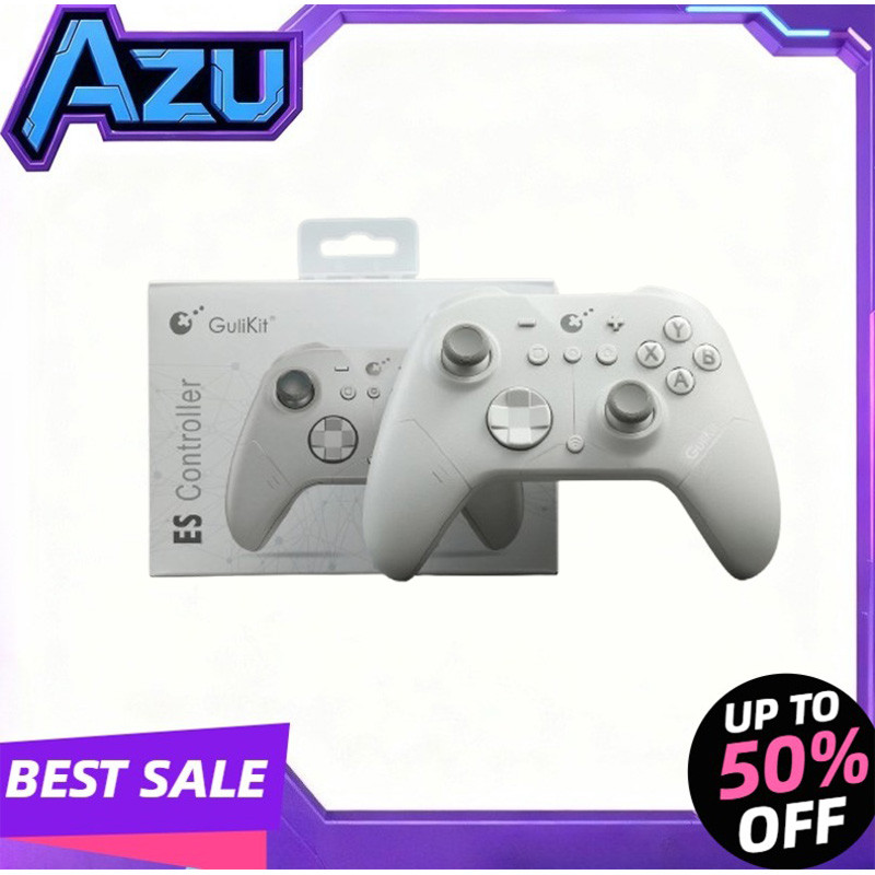 GuliKit ES เกมแพด E-sports ไร้สายพร้อมจอยสติ๊ก Hall Effect - สําหรับสวิตช์/สวิตช์ 2, PC, Windows, An