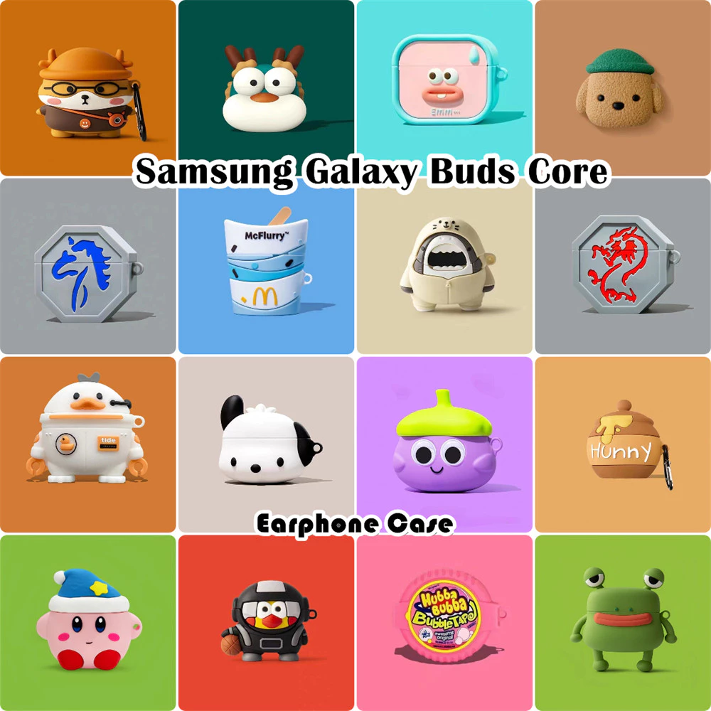READY STOCK!นําไปใช้กับ Samsung Galaxy Buds Core เคส Case เคสหูฟัง การ์ตูนน้ําเย็น ซิลิโคนนุ่ม เคส เคสหูฟัง NO.2