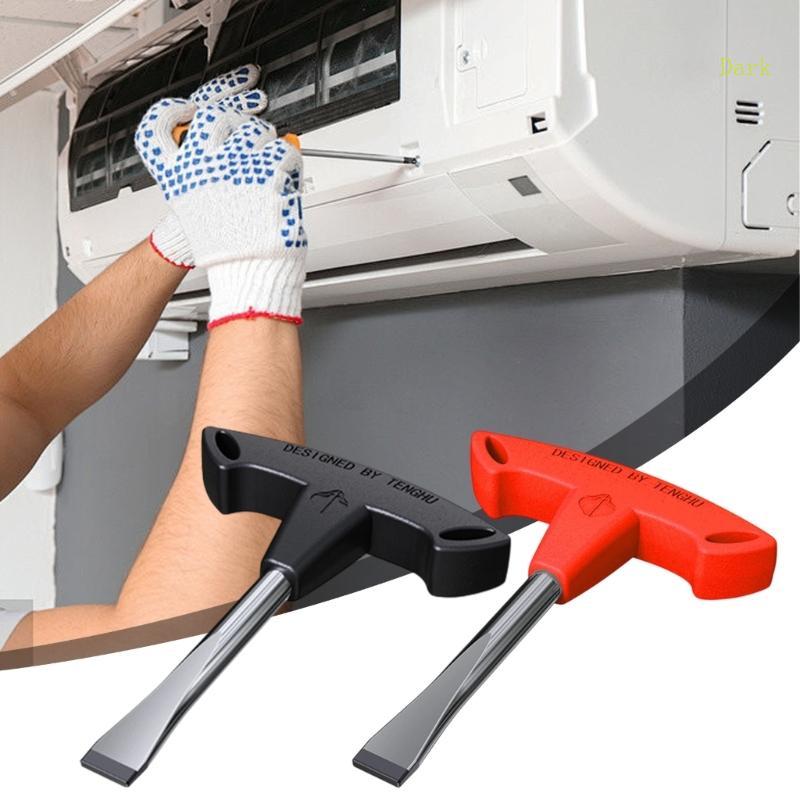 ไขควงขาตั้งกล้องสีเข้ม T Handle Nonslip Slotted ไขควงสําหรับกล้องขาตั้งกล้อง