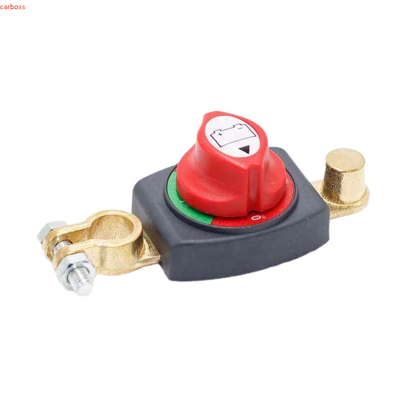 สวิทช์ตัดไฟชนิดทองเหลือง 12V48V สวิตช์ปิดแบตเตอรี่รถยนต์ สวิตช์สากลสำหรับรถยนต์ ป้องกันแบตเตอรี่เสื่อมสภาพ 100%== - รูปที่ 7