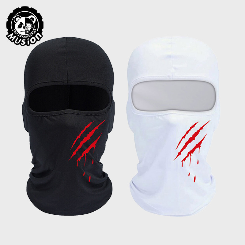 Musion Face Mask สําหรับรถจักรยานยนต์ Multifucntional ยืด Magic Balaclava Bandana Hood Headwear ผ้าไหมน้ําแข็ง Full Face หมวกแฟชั่นพิมพ์ในสต็อก