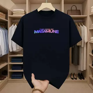 เสื้อยืดผู้ชายเท่ๆ ผ้าฝ้าย100% สกรีนลายหน้า-หลังโครตเท่ เสื้อยืดสตรีทแฟชั่น oversize สไตล์ฮิปฮอปเมกา คอกลม-แขนสั้นคอตตอน