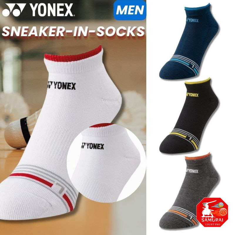 [YONEX] Socks Men's Sneaker In-Socks 19242