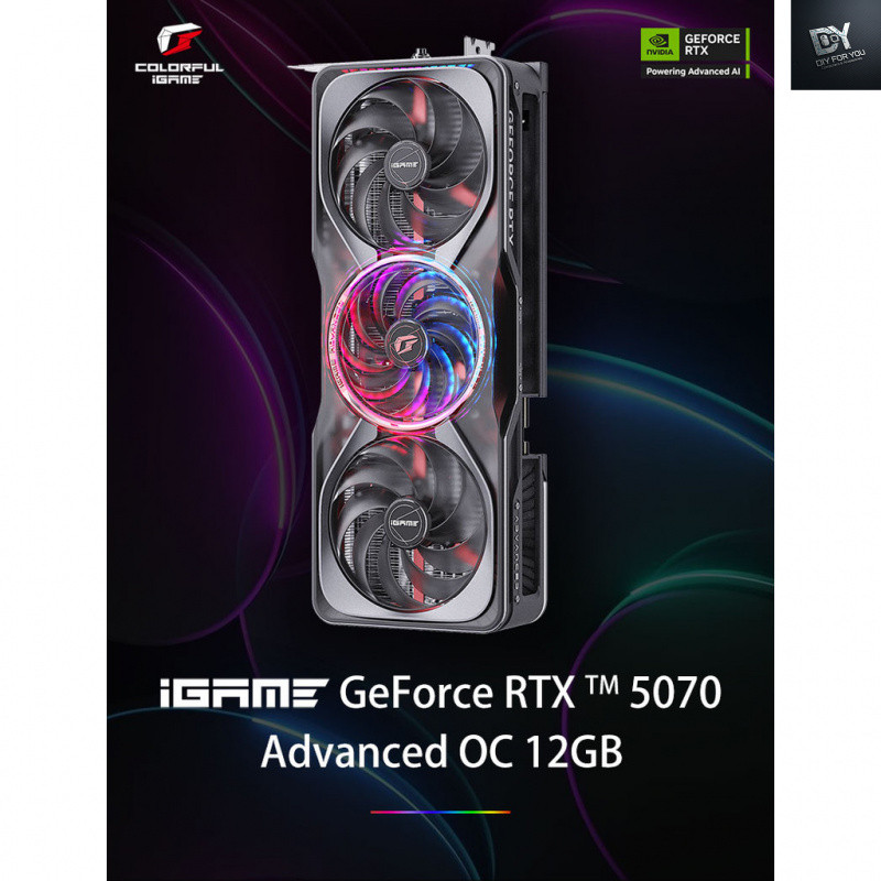 DIY FOR YOU RTX5070 12G/RTX5070Ti 16G Vulcan AD Tomahawk DIY คอมพิวเตอร์โฮสต์กราฟิกการ์ดอิสระ