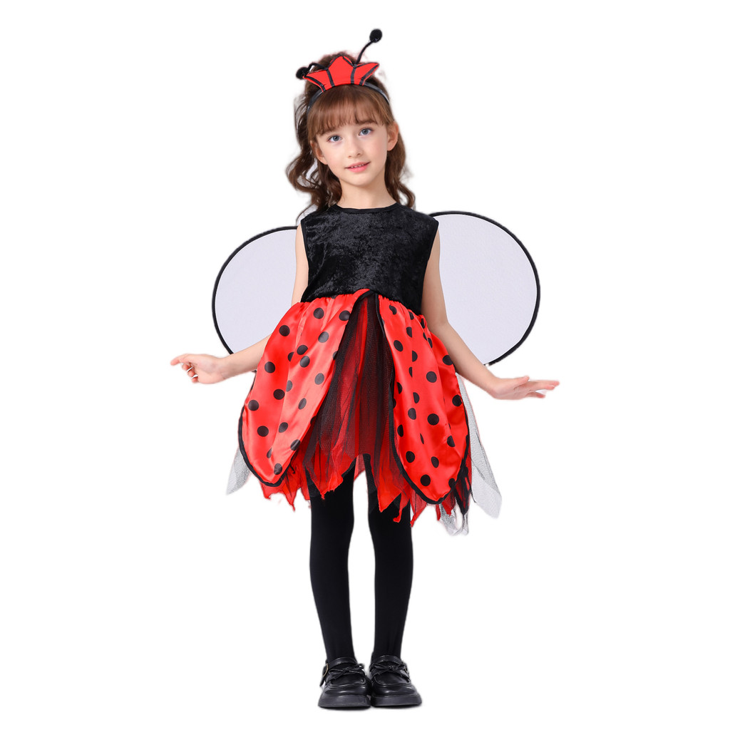 Cosplay เครื่องแต่งกายสำหรับเด็ก: การ์ตูนสัตว์, Bee Girl, และ Ladybug น่ารักสำหรับการแสดงหรือเล่นสนุ