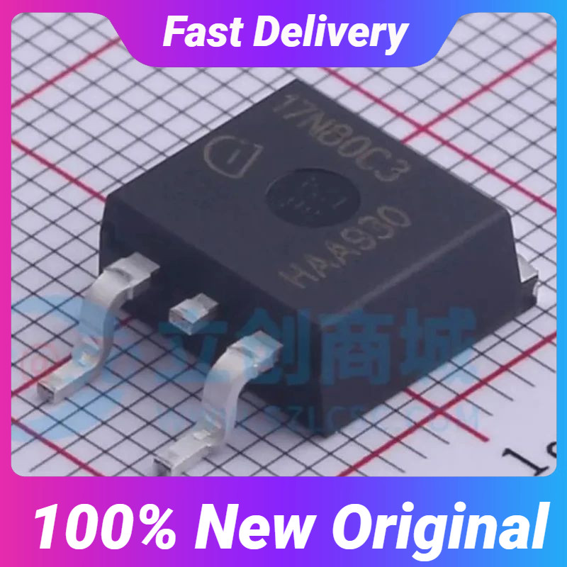 4 ชิ้นยี่ห้อใหม่ 17n80c3 Spb17n80c3 Inf Mosfet To-263 แพคเกจ