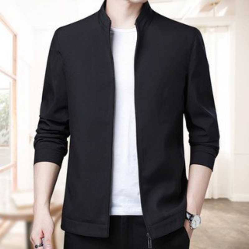 ZITY ซื้อ 1 แถม 1! เสื้อแจ็คเก็ตผู้ชายเสื้อแจ็คเก็ตคุณภาพดีใหม่ Slim Casual ชุดเบสบอลเสื้อ — صورة 2