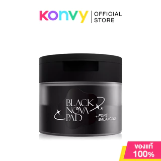 MizuMi Black Nova Pad Pore Clarifying 170g [80 Pads] มิซึมิ โทนเนอร์แพดสีดำ สูตรสำหรับผิวเป็นสิว.