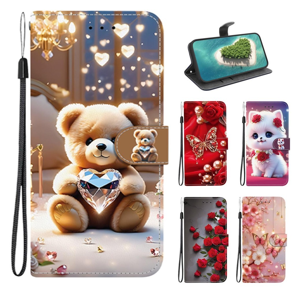 ปลอกสําหรับ Honor X7C ALT-LX2 ปลอกกระเป๋าสตางค์หนังสําหรับ Honor X7 X7a X7b 5G กรณีขาตั้งแม่เหล็กน่า