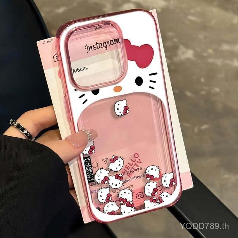 เคสโทรศัพท์โทรศัพท์ เหมาะสําหรับ iPhone 11 12 13 14 15 16 17 Pro max Plus Air ปากใหญ่กระจัดกระจาย kt Cat กันกระแทกกันกระแทกเคสรวมทุกอย่าง GYI2