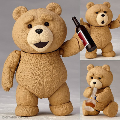 T Thief Fun Yamaguchi Style Teddy Bear TED2 Swearing Bear ราคาถูก Bear Action Figure Doll Boxed Figu
