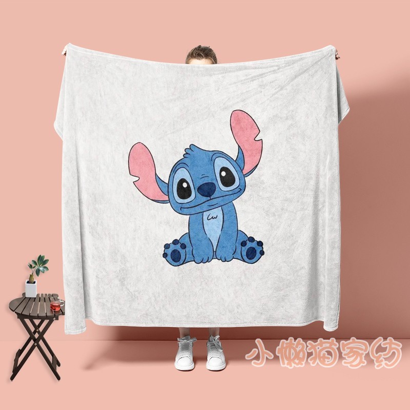 ผ้าห่ม sanrio ผ้าห่มนาโน ผ้าห่ม Stitch Stitch ผ้าห่มเด็กการ์ตูนน่ารัก Stitch ผ้าห่มเด็กระหว่างดวงดาว