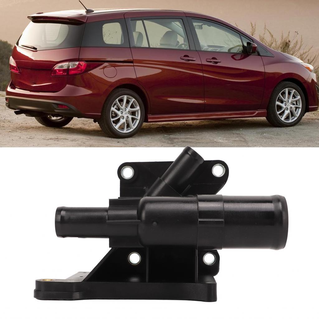 เครื่องยนต์ Coolant Thermostat ความแข็งแรงสูง LF941517Z น้ำ Outlet FLANGE Deform PROOF สำหรับ MAZDA 