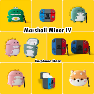 READY STOCK!นําไปใช้กับ Marshall Minor IV เคส Case เคสหูฟัง ซีรีส์การ์ตูนอินเทรนด์ ซิลิโคนนุ่ม เคส เคสหูฟัง