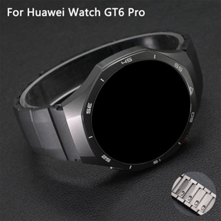 สายสแตนเลสสําหรับนาฬิกา Huawei GT6/5 Pro 46 มม.สร้อยข้อมือแบ…