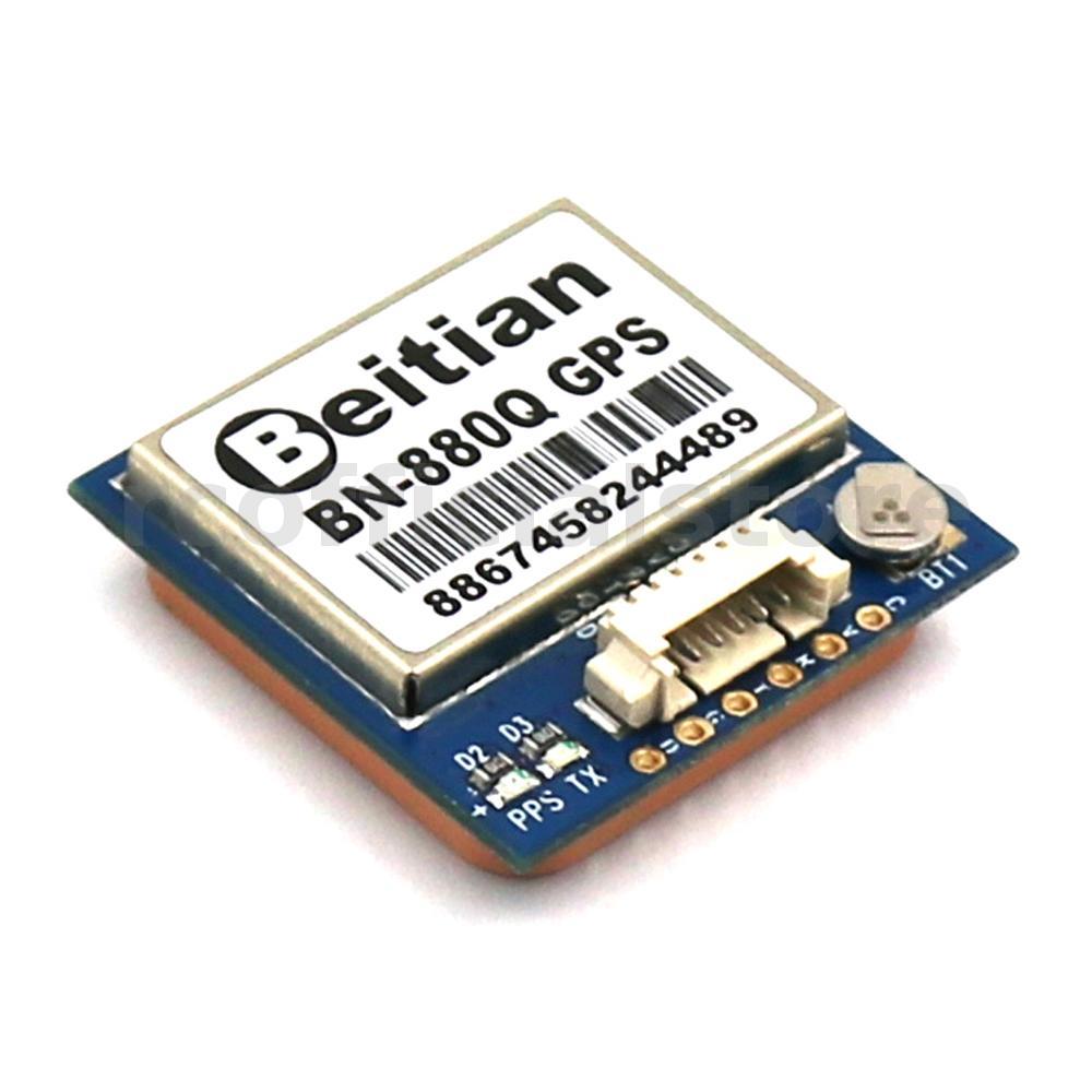 Beitian BN-880Q GPS0 + GLONASS Dual GPS0 เสาอากาศโมดูลแฟลช TTL ระดับ 9600bps สําหรับ FPV เครื่องบิน 