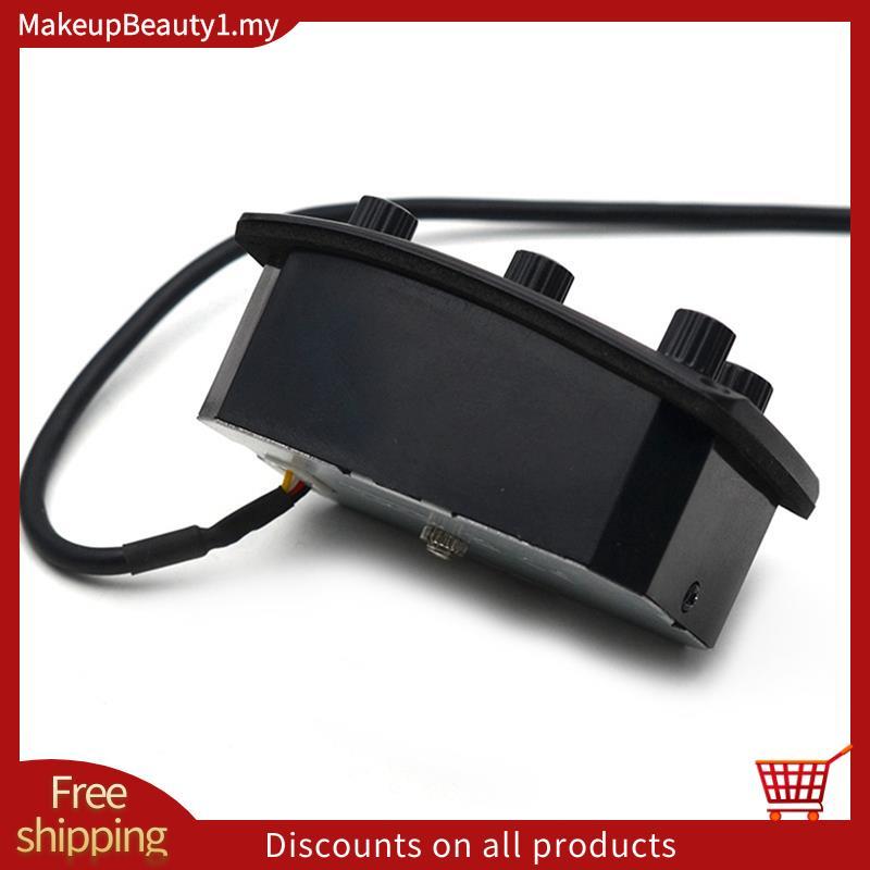 -17A กีต้าร์โปร่ง EQ Preamp, พร้อมจูนเนอร์พยากรณ์ดิจิตอล 3 Band EQ Equalizer พร้อมจูนเนอร์กีตาร์ Pic