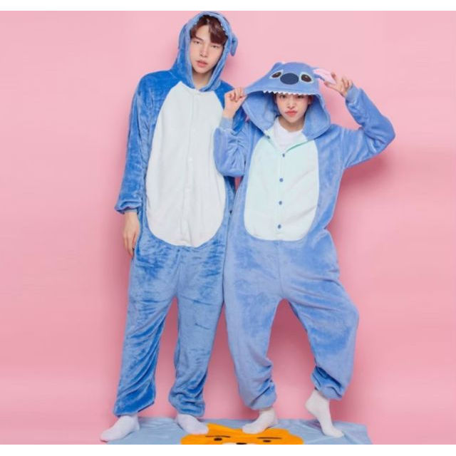ชุดมาสคอตสติชสีน้ําเงิน