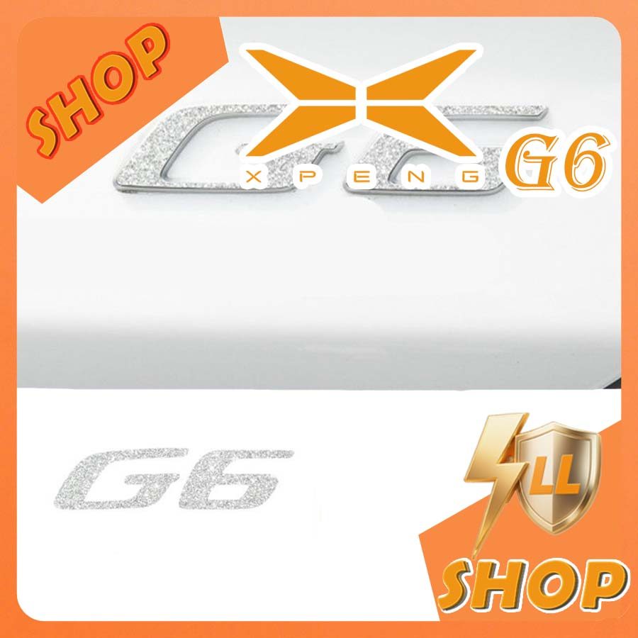 [READY]XPENG G6 Car Emblem Decoration Sticker Body Kit XPENG G6 EV Car Decoration Accessories I3TE
