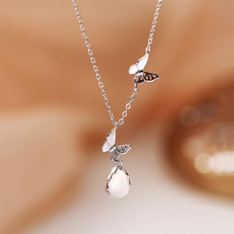 Echo Necklace สร้อยคอเงินแท้ S925 [MERCELO]