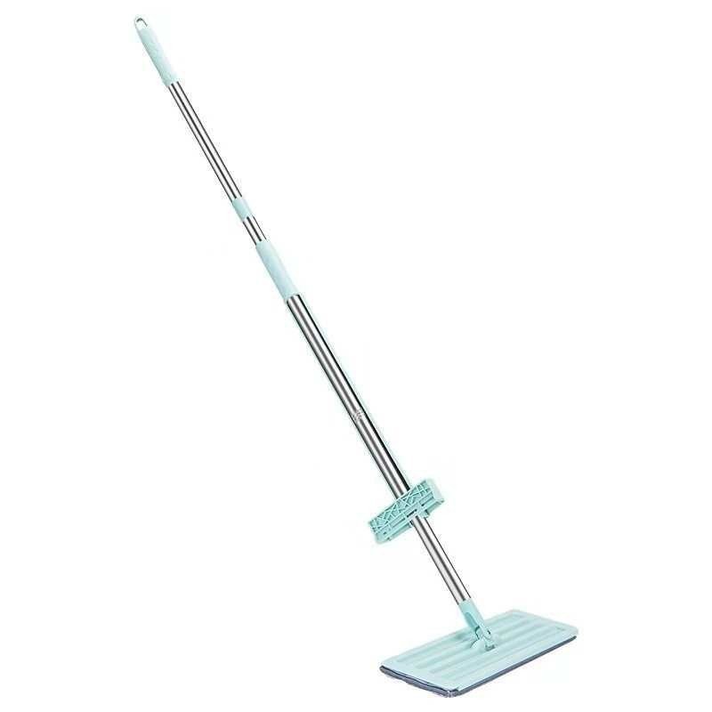 Silver * Mop Together Mopping Floor 35 Single Mop Flat Hand-Free 110cm Lazy Qin NJ4A