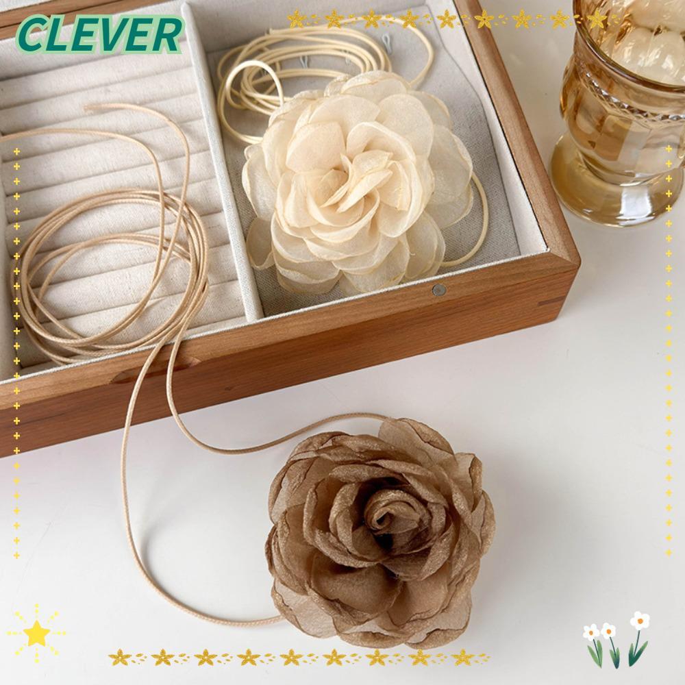 CLEVER French Choker Neck Strap - Y2K Style Collar Chain Accessories