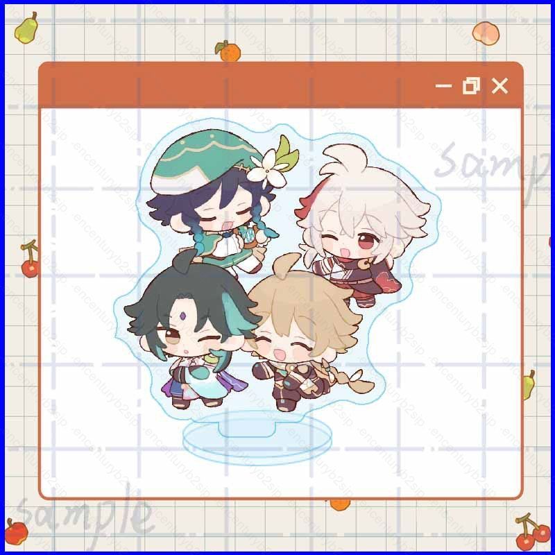 G2P Genshin Impact Mini Figures อะนิเมะของเล่น Yun Jin Xiao Hutao Venti Action Desktop เครื่องประดับ