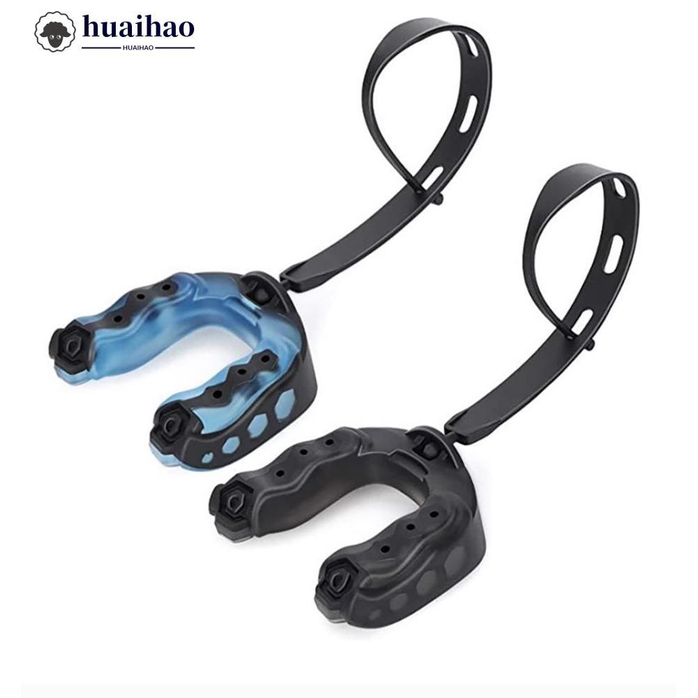HUAIHAO 2PCS ปาก GUARD Tether สายคล้องคอมวยและรักบี้ปาก GUARD Universal Anti-Loss Lanyard เปลี่ยนอุป