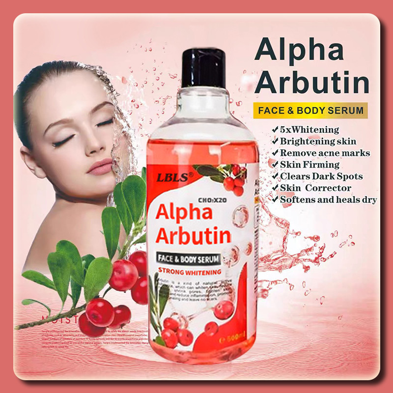YTL Alpha Arbutin Body serum อมชมพู เซรั่มบำรุงผิวกายกุหลาบ100% เซรั่มทาผิว เอเอชเอ เร่งขาวติดสปีด 500ml