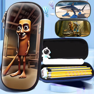 พร้อมส่ง กระเป๋าดินสอสติ๊กแมน ตำนานซานไห่จิง รูปฉลามสุดเท่ t…