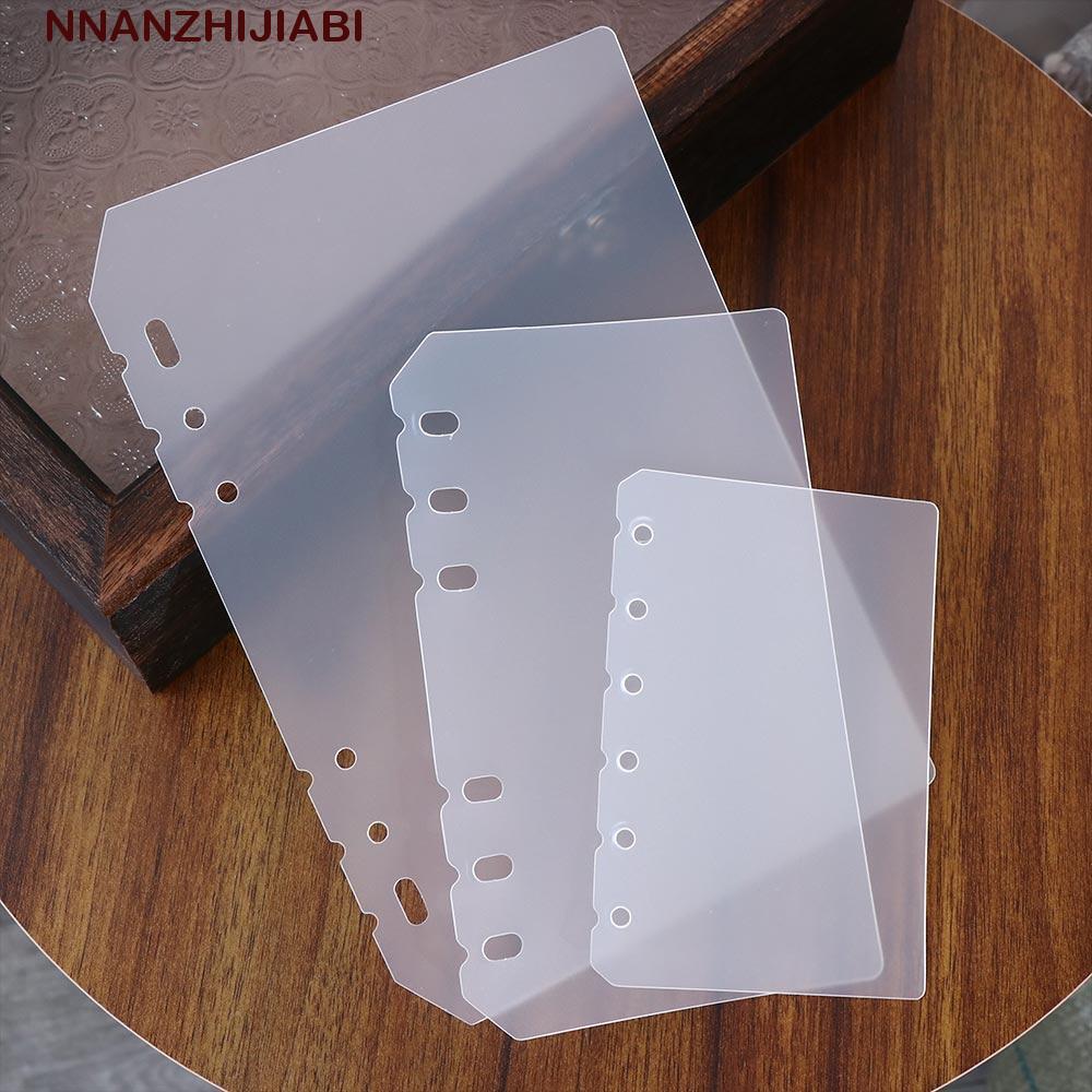 NANZHIJIABI Notebook Divider Matte Notebook Accessories Board Page A5 A6 A7 B5 A4 Inner Paper Agenda