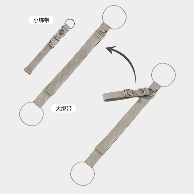 สายรัดกระเป๋าเดินทาง/ที่รัดกล่องเดินทาง/ตะขอเก็บกระเป๋าเป้สะพายหลังแบบปรับได้แบบพกพา/สายรัดกระเป๋าเดินทาง ฟ้า 李行箱带 - รูปที่ 5