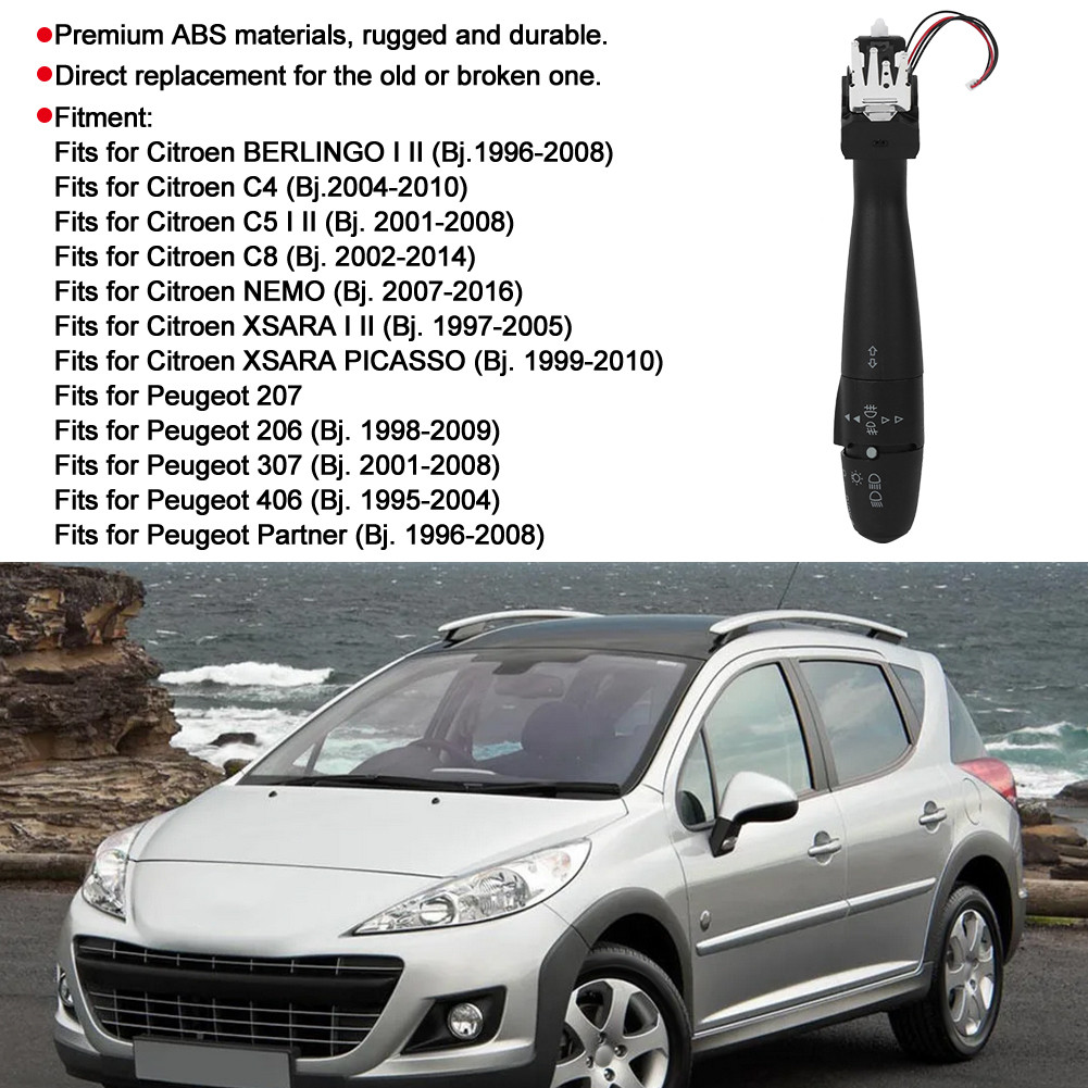 สวิตช์ Fit สะดวกสำหรับการใช้งานทนทานและทนทานมาตรฐานเดิม 6239-JJ เปลี่ยนคอพวงมาลัยสำหรับ C5 I Ii (bj 