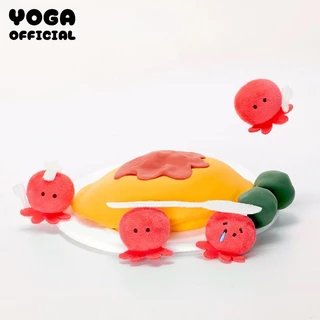 ตุ๊กตาอาหารทะเลตุ๊กตาปลาซาร์ดีนกุ้ง Platter Ocean ชุดน่ารักกระเป๋าจี้น่ารักสร้างสรรค์